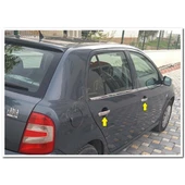 WOC Chrome Skoda Fabia Krom Kapı Kolu 1999-2007 4 Kapı Paslanmaz Çelik thumbnail 3