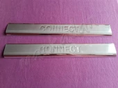 WOC Chrome Ford Connect Krom Kapı Eşiği 2002-2014 2 Parça Paslanmaz Çelik thumbnail 1