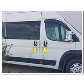 Markadan Fiat Ducato Krom Kapı Kolu 2006-2014 4 Kapı 8 Parça Paslanmaz Çelik thumbnail 3