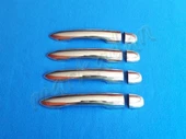Renault Scenic 2 Krom Kapı Kolu 2003-2009 4 Kapı Paslanmaz Çelik thumbnail 1