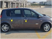 Renault Scenic 2 Krom Kapı Kolu 2003-2009 4 Kapı Paslanmaz Çelik thumbnail 3