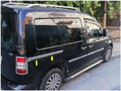 VW Caddy Krom Sürgülü Kapı Çıtası 2004-2014 2 Parça Paslanmaz Çelik thumbnail 3