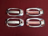 DB Chrome Citroen Nemo Kapı Kolu Nikelajı 2008 Sonrası 4 Kapı 8 Parça P.Çelik thumbnail 2