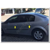 DB Chrome Renault Megane 2 Kapı Kolu Nikelajı 2004-2010 4 Kapı P.Çelik thumbnail 3