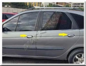 DB Chrome Renault Scenic Kapı Kolu Nikelajı 1996-2003 4 Kapı P.Çelik thumbnail 4
