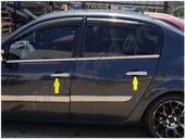 DB Chrome Renault Megane 2 Kapı Kolu Nikelajı 2004-2010 4 Kapı P.Çelik thumbnail 5