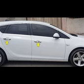 DB Chrome Opel Astra J Kapı Kolu Nikelajı 2009-2016 4 Kapı P.Çelik thumbnail 4