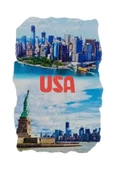 Amerika Birleşik Devletleri Temalı Fresco Magnet thumbnail 3