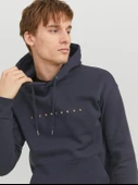 JACK JONES Erkek Kapüşonlu Sweatshirt 12233972 thumbnail 7