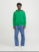 JACK JONES Erkek Kapüşonlu Sweatshirt 12233972 thumbnail 4