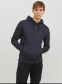 JACK JONES Erkek Kapüşonlu Sweatshirt 12233972 thumbnail 2