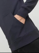 JACK JONES Erkek Kapüşonlu Sweatshirt 12233972 thumbnail 6