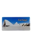 Azerbaycan Temalı Plaka Magnet thumbnail 3