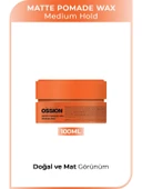 morfose Medium Hold Pomade Krem Mat Wax 100 ml Turuncu thumbnail 2