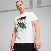 Puma Graphics Tee Beyaz Erkek Tişört - 683209 02 thumbnail 1