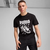 Puma Graphics Tee Siyah Erkek Tişört - 683209 01 thumbnail 1