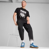 Puma Graphics Tee Siyah Erkek Tişört - 683209 01 thumbnail 3