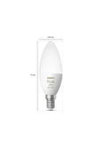 Philips   HueWCA 5.3W E14 Renkli Akıllı Ampul B39 thumbnail 3