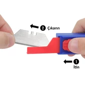 WORKPRO WP213002 10’Lu Rötuş Maket Bıçağı Yedeği thumbnail 5