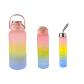Matara Üçlü Set 2000 Ml 900 Ml 300 ML Pembe thumbnail 1