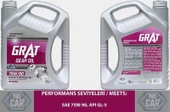 GRAT ŞANZIMAN YAĞI GL-5 75W-90 API 3LT ÜRETİM : 2024 thumbnail 2
