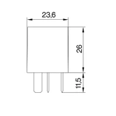 Sanel Mikro Röle 12 Volt 25 Amper 5 Uçlu SR1255 thumbnail 4