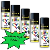 5 Adet Çimen Yeşil Sprey Boya 200 ml thumbnail 1