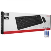 Kablosuz Klavye Mouse Seti Altec Lansing ALBC6314 Siyah thumbnail 1