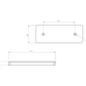 Side Marker Lamba 12V/24V Sarı - 50-S thumbnail 2