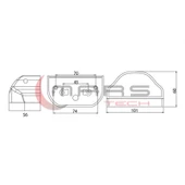 Universal Microstra Ms1 Plakalık Lamba Mavi 710403 thumbnail 2