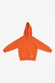 Uthar Turuncu Pamuklu Kapşonlu Çocuk Sweatshirt thumbnail 1