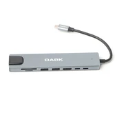 Dark (DK-AC-U31X36) Type C 8 in 1 Çoklayıcı thumbnail 2