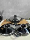 3 LÜ OMLET SET ÇELİK KAPAK 20-22-24 CM thumbnail 1