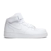 Nike Air Force 1 Mid 07 Leather Triple White thumbnail 1