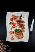 Digithome Bone Porselen Servis Sunum Steak Tabağı – ES 40 thumbnail 1