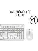 Logitech MK295 Kablosuz Sessiz Klavye Mouse Set 920-010089 Beyaz thumbnail 6