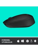 Logitech M171 USB Alıcılı Kablosuz Kompakt Mouse - Siyah thumbnail 4