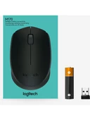 Logitech M171 USB Alıcılı Kablosuz Kompakt Mouse - Siyah thumbnail 9