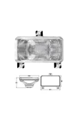 ÇERAY Traktör Ön Far Reflektörü Mf285-398 thumbnail 2
