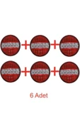 ÇERAY Hamburger Tip Ledli Stop Lamba 12 Volt 4 Modlu 6 Adet thumbnail 1