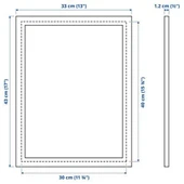 IKEA Fıskbo 30x40 Cm Siyah Ahşap A3 Fotoğraf Resim Çerçevesi thumbnail 4