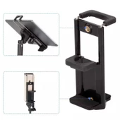 M-05 Tripod Başlığı Telefon Tablet Tutucu thumbnail 4