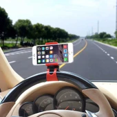 Araç Direksiyon Telefon Tutucu thumbnail 4
