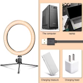 CT-001 Işıklı Tripod Ring Light thumbnail 4