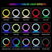 RGB MJ-33 Işıklı Telefon Tutucu Ring Light thumbnail 6