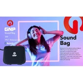 GNP Sound Bag Bluetooth Hoparlör Siyah thumbnail 2