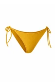 Sarı Ruth Fitilli Yandan Bağlamalı Tek Alt Bikini thumbnail 3