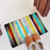 Esnature Rustik Ahşap Renkli Kapı Önü Paspası 45x70 Cm thumbnail 6
