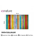 Esnature Rustik Ahşap Renkli Kapı Önü Paspası 45x70 Cm thumbnail 5