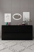 Givayo Mobilya SONYA KONSOL SİYAH 150 CM thumbnail 2